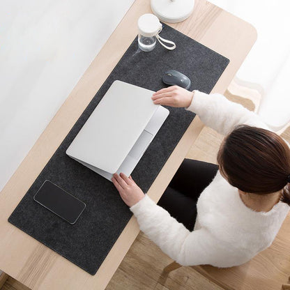 Minimalistic Non-Slip Protector Felt Desk Pad Extended Mouse Keyboard Laptop Gaming PC Accessories C