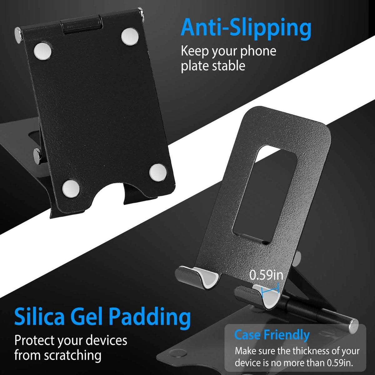 Adjustable Foldable Desktop Phone Stand