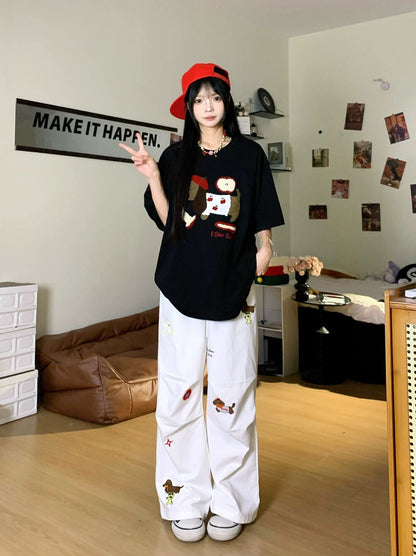 Women's Versatile Loose Straight-leg Work Pants