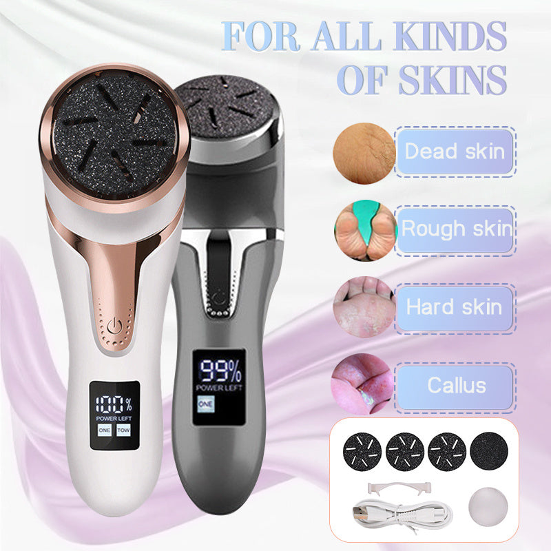 LCD Electric Vacuum Foot Scrubber