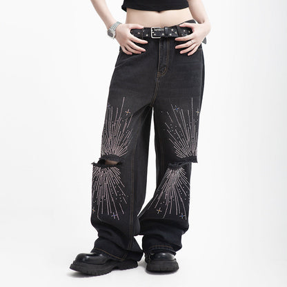 Fashion Holes Knee Jeans For Men