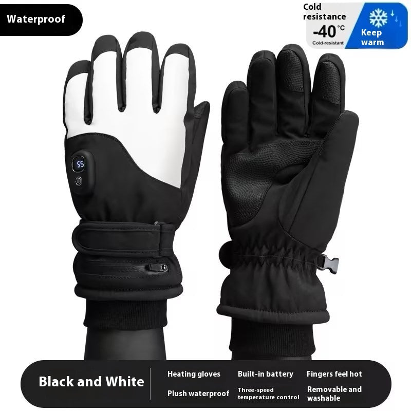 Winter Warm Windproof Electric Heating Gloves