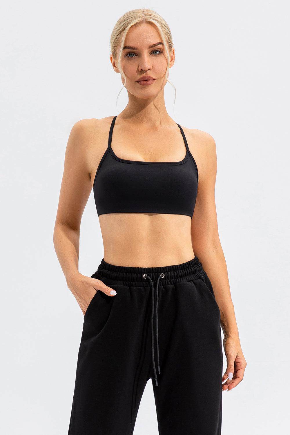 Crisscross Spaghetti Strap Active Cami for Comfortable Wear
