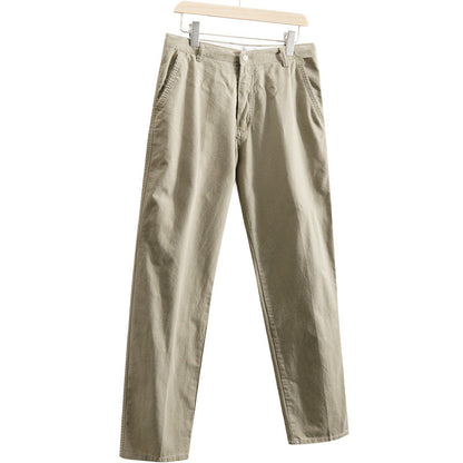 Men's Loose Fit Straight Leg Casual Trousers - Comfortable Daily Wear Pants for Men