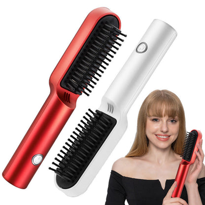 USB Rechargeable 2-In-1 Hair Dryer Brush