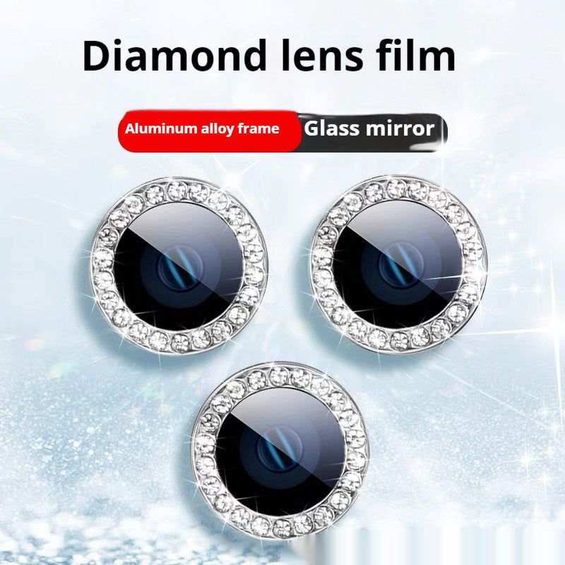 Rhinestone Lens Protector For Mobile Phones