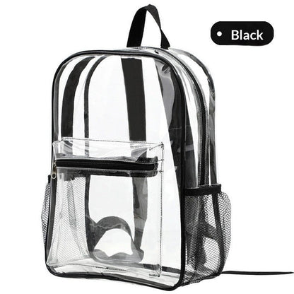 Transparent PVC Clear Storage Backpack Jelly-style Shoulder Bag