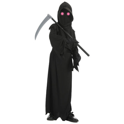 Halloween Horror Red Eye Death Costume Sickle Ghost Dark Messenger Ghost Play Halloween Costume Children