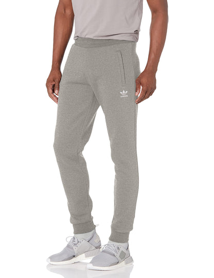 adidas Originals Men Adicolor Essentials Trefoil Joggers Medium Grey Heather