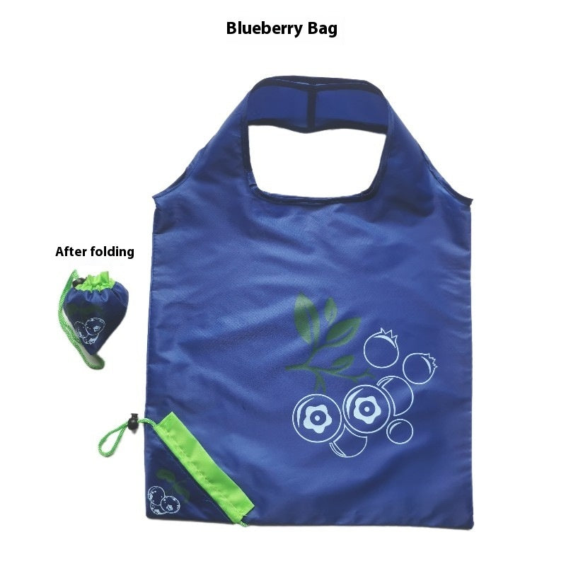 Portable Strawberry Folding Shopping Bag