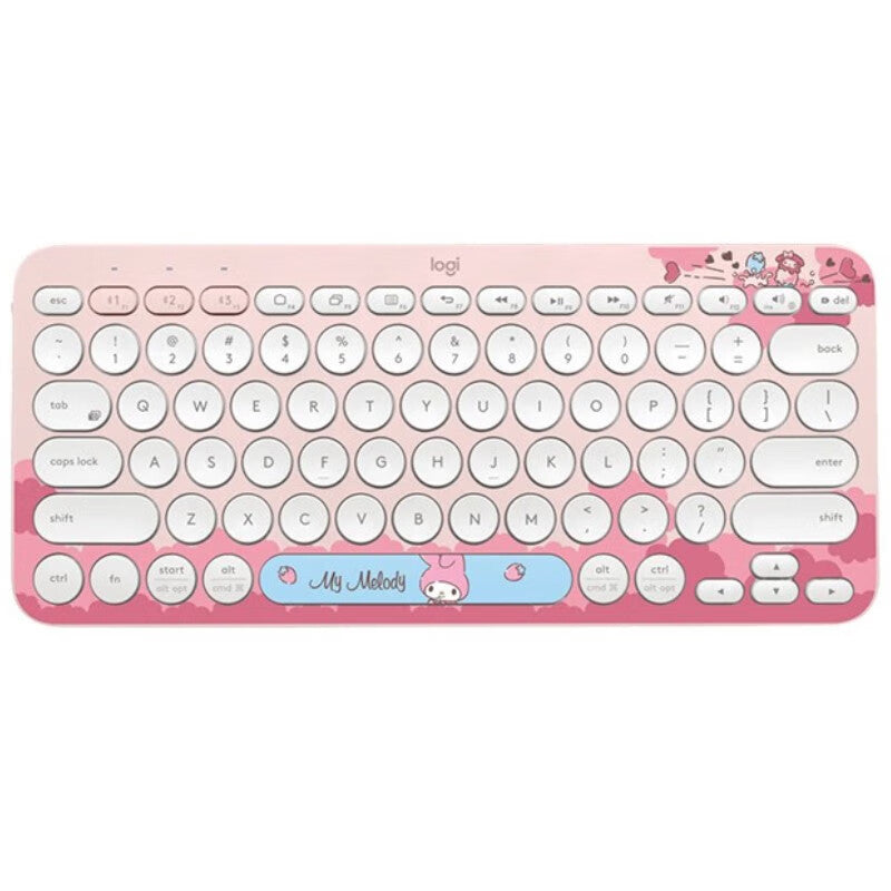 Logitech K380 Mini Bluetooth Wireless Keyboard Tablet Phone Pebble2+K390 Set