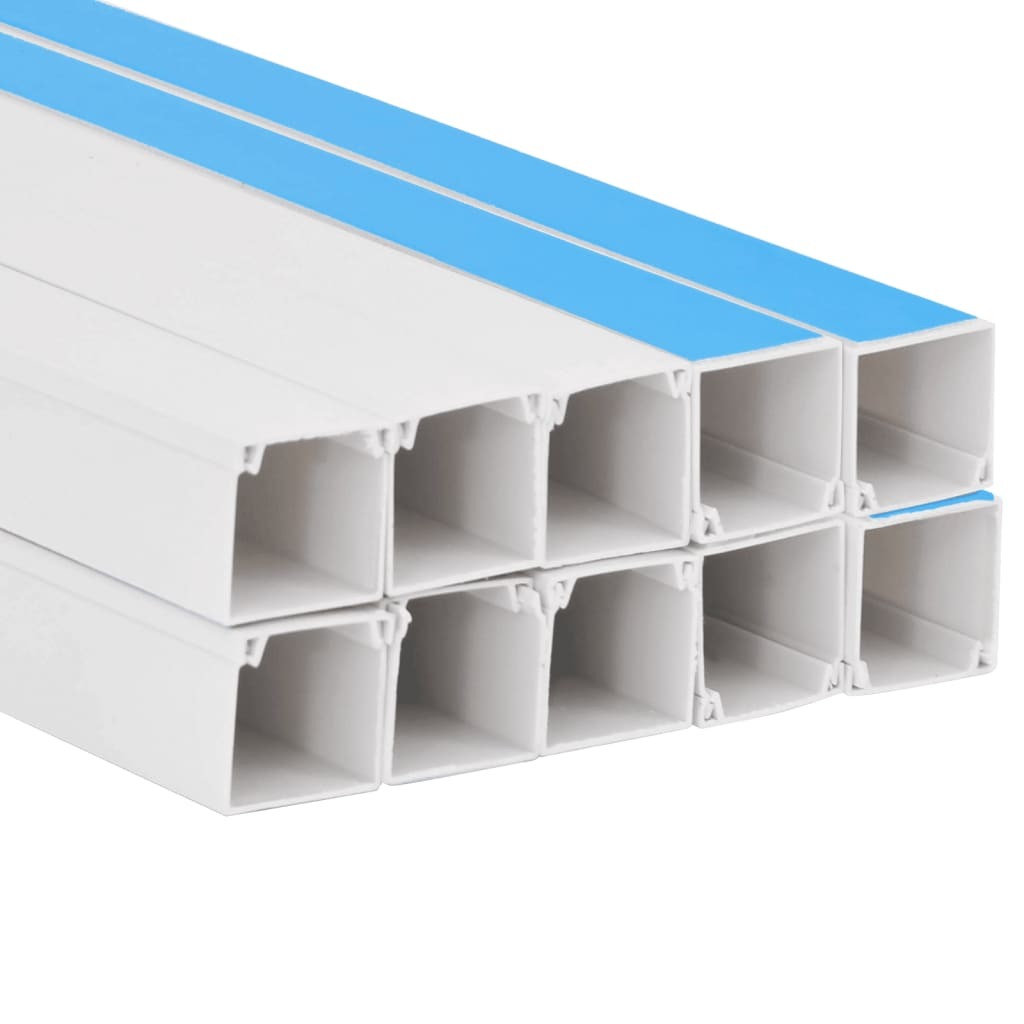 Cable Trunking Self-Adhesive 1.6"x1" 32.8'PVC