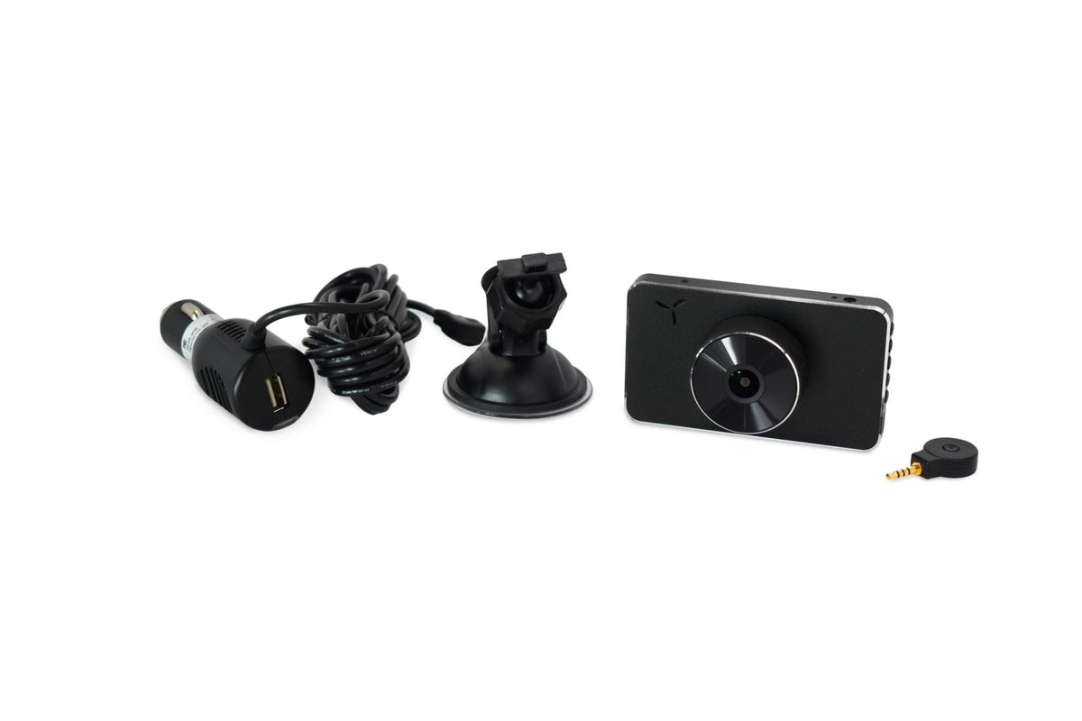 Dual Lens Nightvision Dash Camera Sleek Design for Driving Convenience