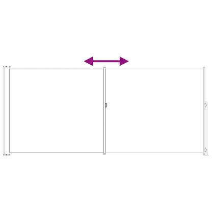 Retractable Side Awning Rectangular 78.74 x 196.85 in