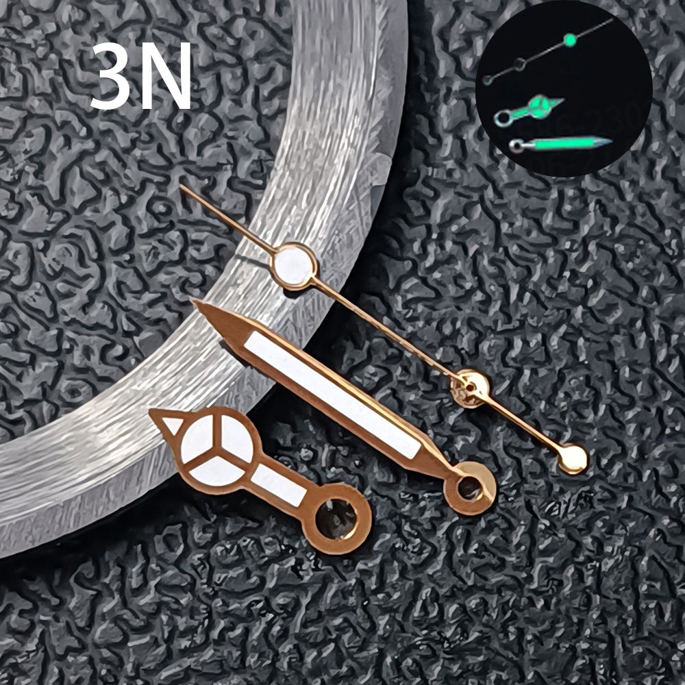 NH35 Hands, Vintage Green Luminous Watch Hands
