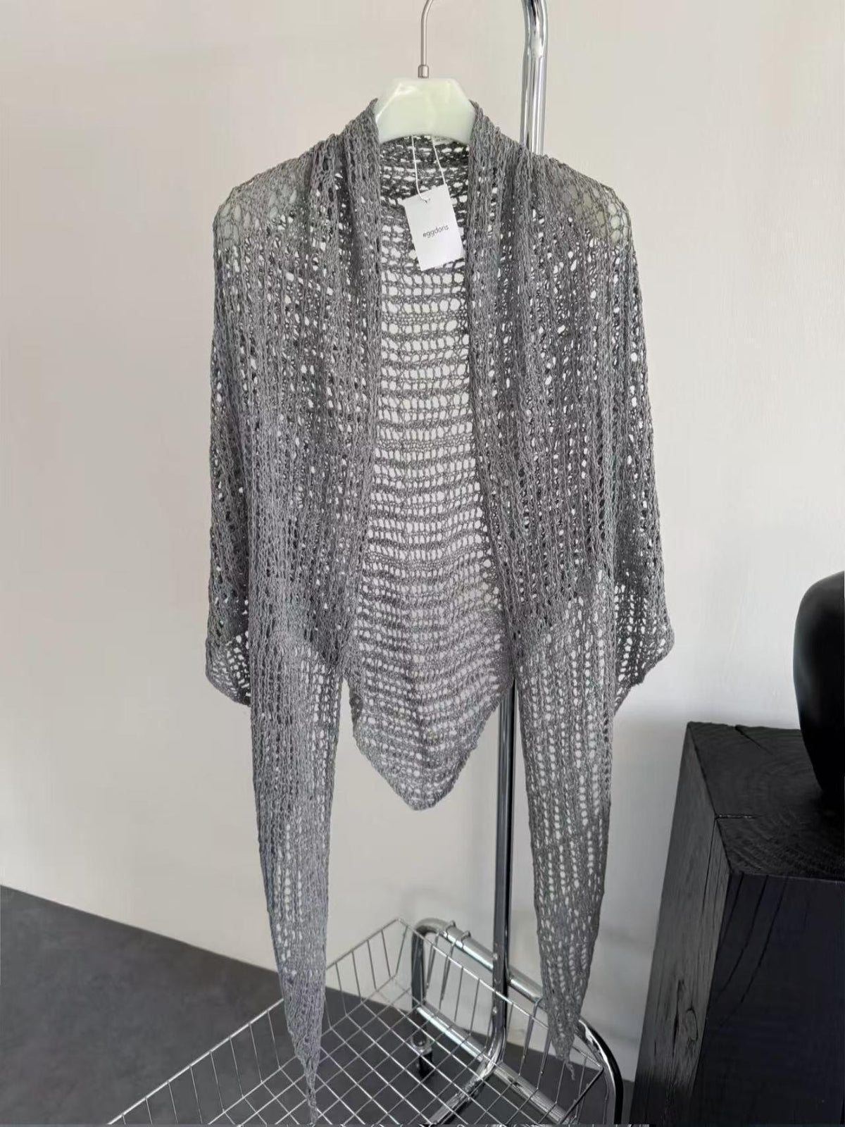 Hollow-out Outerwear Sun-protection Triangular Shawl Scarf