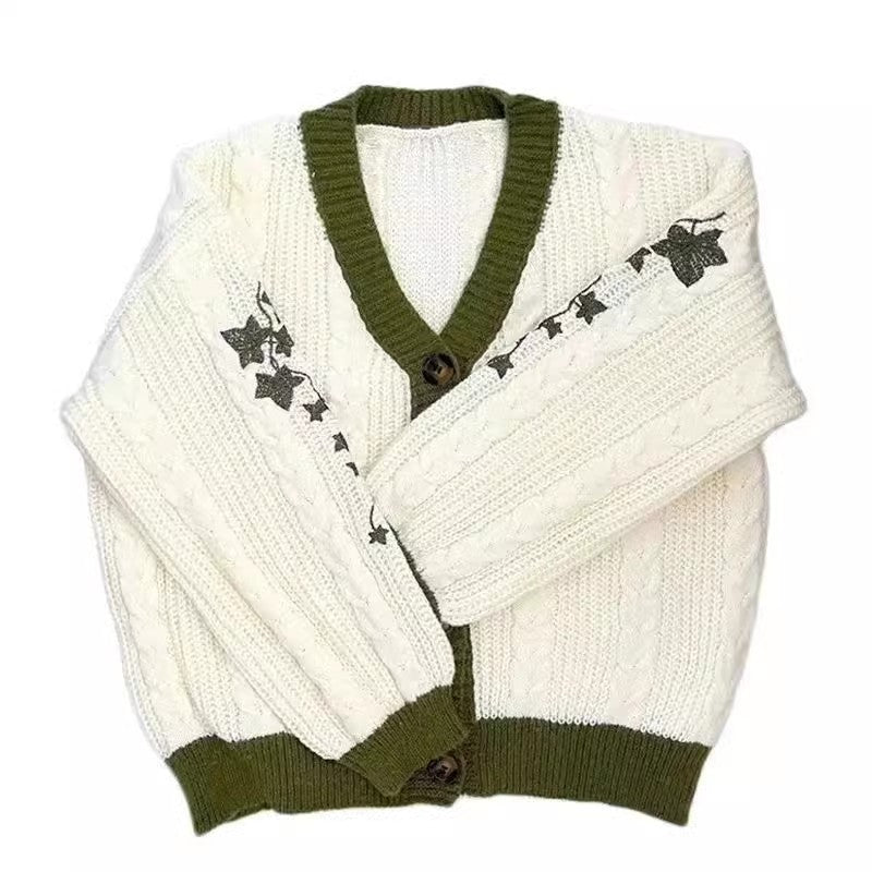 Women's Fashion Casual Woolen Cardigan Jacket