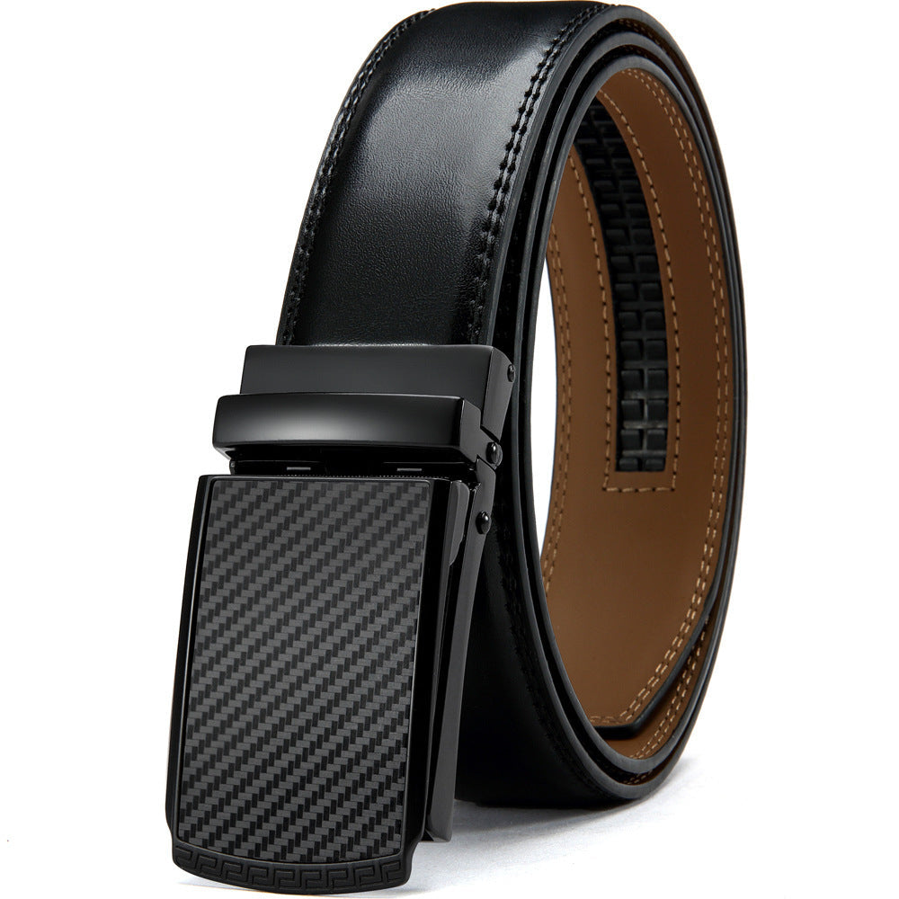 Double-sided Genuine Leather Business Belt