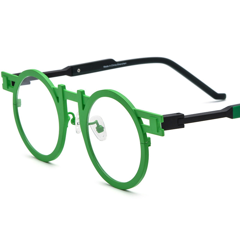Colorful Ultra-light Pure Titanium Round Eyeglass Frames