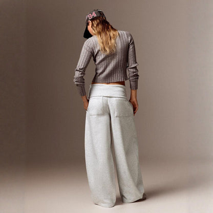 Women's Drawstring Elastic Sports Casual Pants