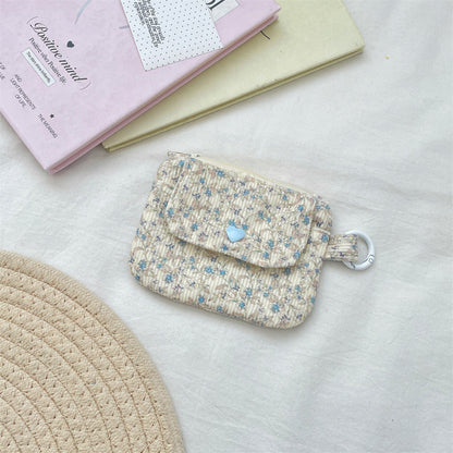 Corduroy Printed Coin Purse For Women