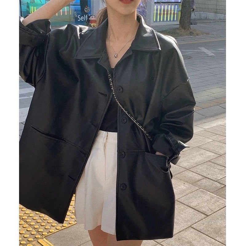 Women's Fashionable Loose All-match Jacket