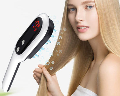 Electric Head Massager with Magnetic Therapy and LED Display
