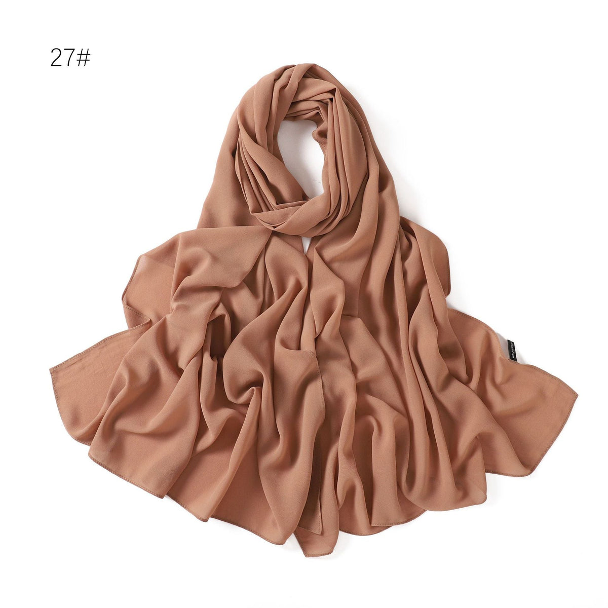 Soft Draping Solid-color Scarf For Women