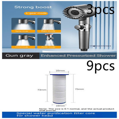 Adjustable Supercharged Shower Head