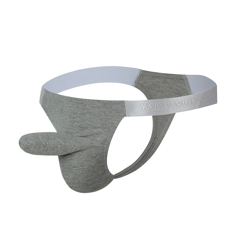 Split Trunk Low Waist Cotton Men's Underpants