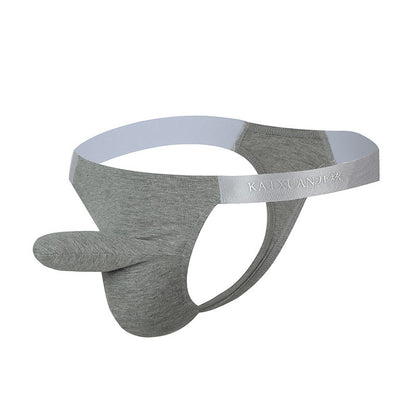 Split Trunk Low Waist Cotton Men's Underpants
