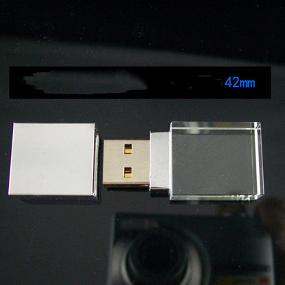 DIY Luminous Crystal Car USB Drive