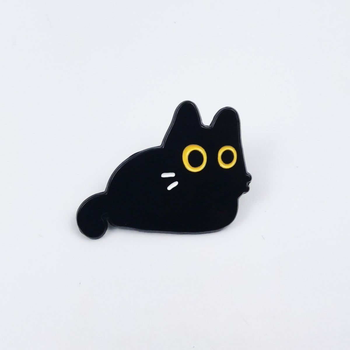 Black Catstyle Brooch, Versatile And Niche, Made Of Alloy For Clothing