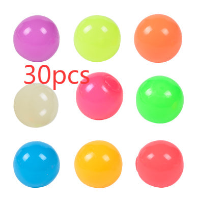 The Same Luminous Ceiling Ball Vibrato Fluorescent Sticky Target Ball Children's Sticky Wall Ball