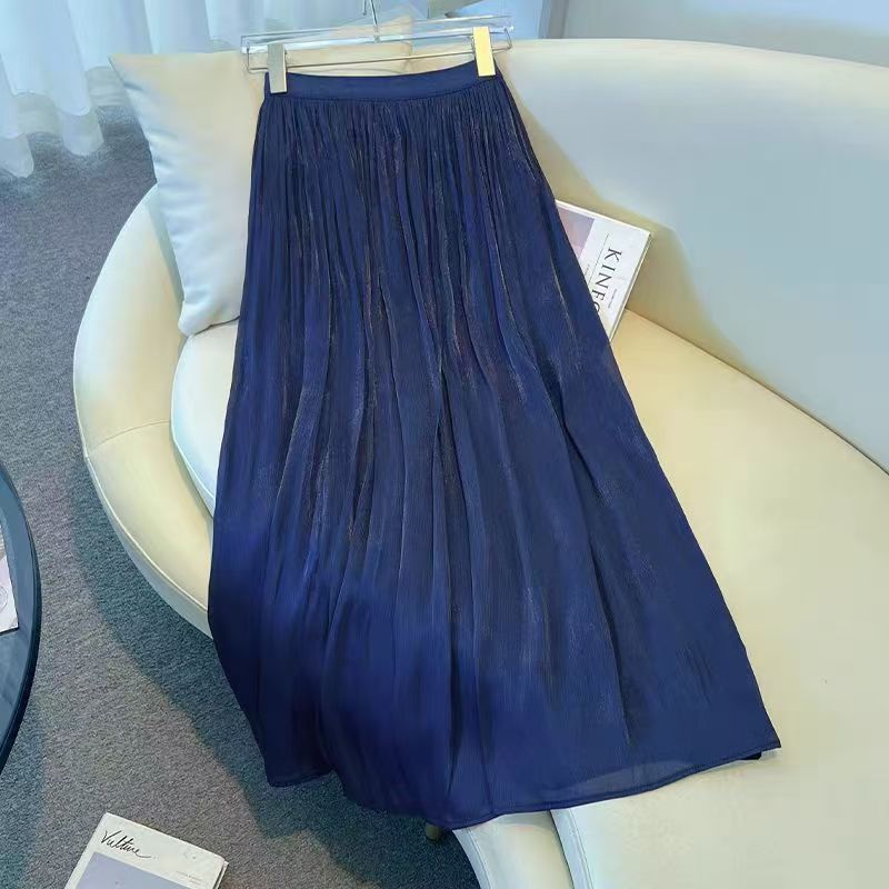 Summer New High-waisted Flared Dress