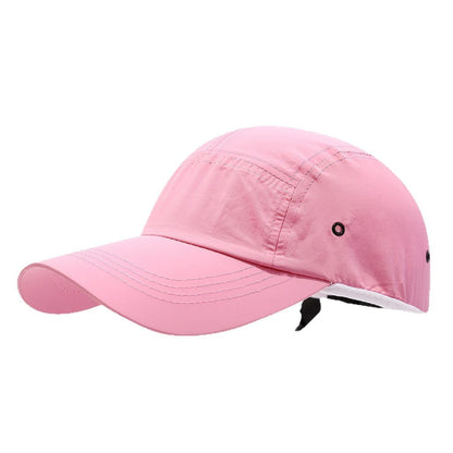Quick-drying Baseball Cap Korean Style Simple Plain Dome Peaked Cap