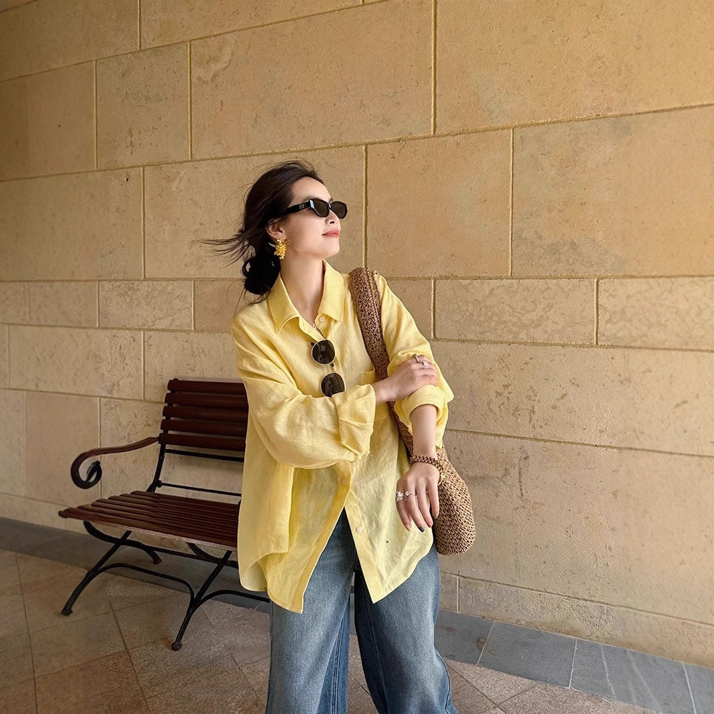 Womens Versatile Lightweight Sun Protective Blouse