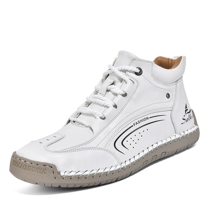 Plus-size Mens Fashion With Hand-stitched Soles
