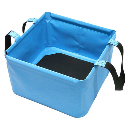 Square Fishing Bucket Folding Outdoor Waterproof
