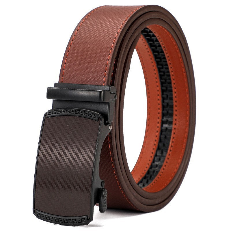 Automatic Buckle Leisure Business Belt Cowhide Belt