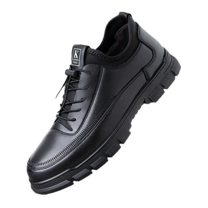 Business Formal Leather Shoes Black Casual Soft Upper