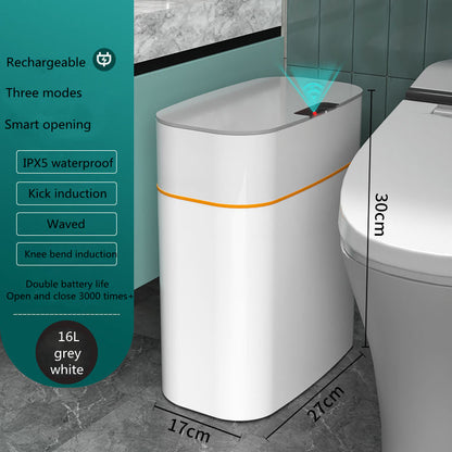 Smart Trash Can with Lid Automatic Induction
