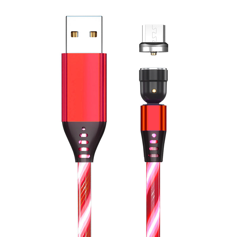 540 Rotate Magnetic 3A Charging Cable USB Type C