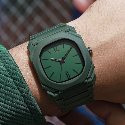 Lightweight Mixed-scale Octagonal Minimalist Quartz Wristwatch