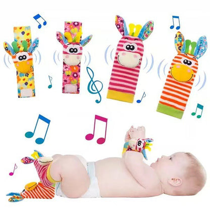 Baby Cartoon Bell Wrist Strap Or Socks