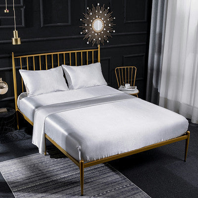 Satin Bedding Set 4 Pieces Queen King Size