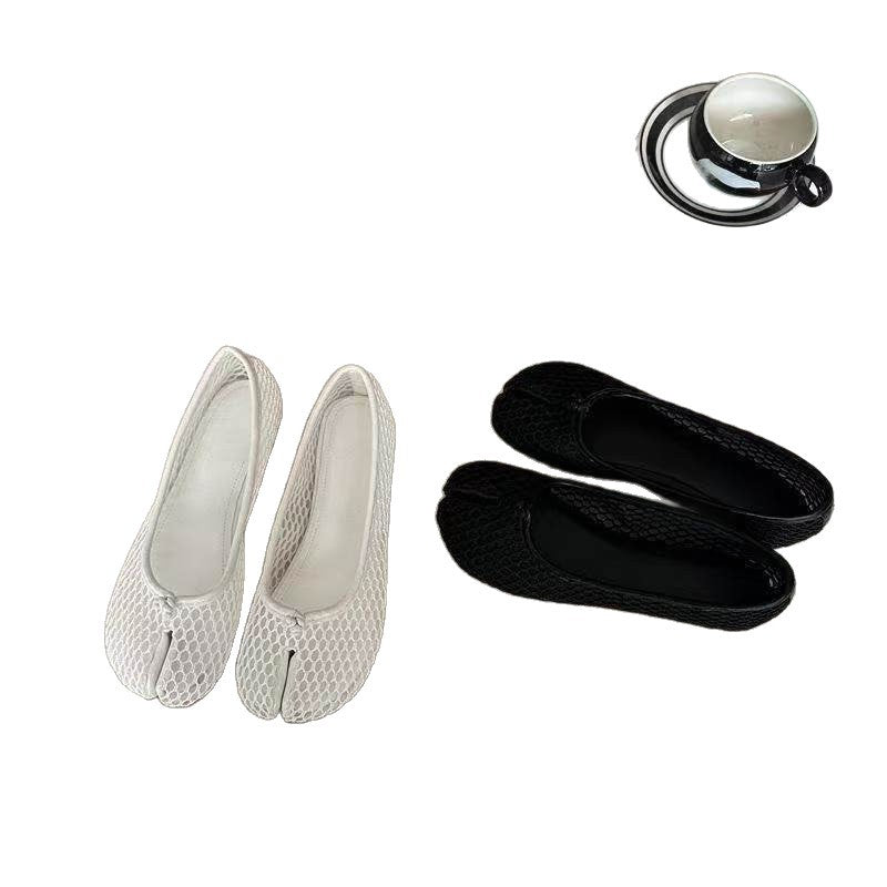 Open-toe Split-toe Ballet Flats For Women