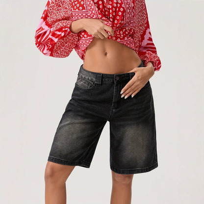 Chic Versatile Denim Shorts For Women