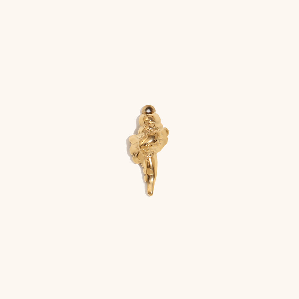 Creative Jewelry Accessory Stainless Steel Pendant With 14K Gold Plating