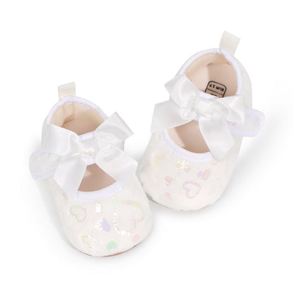 Sweet Newborn Princess Bow-Knot First Walkers